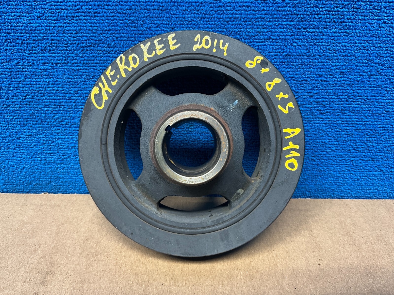 2014 2021 JEEP CHEROKEE HARMONIC BALANCER CRANKSHAFT PULLEY 5047418AB