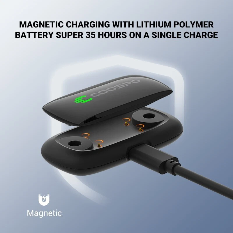 COOSPO H9Z Frecuencia Cardíaca Recargable BT5.0ANT+ para Garmin wahoo - Imagen 2 de 4