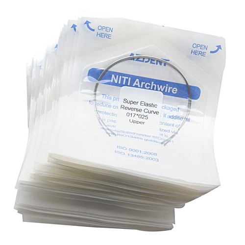 AZDENT Dental Super Elastic Reverse Curve Niti Rectangular Arch Wires 20 Sizes - Picture 8 of 10