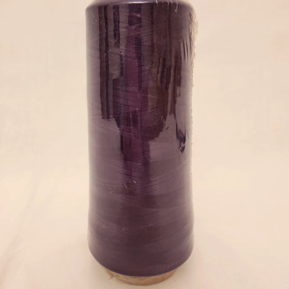 Coats / Premier Serger Nylon Thread Cone Spool 6000 YDS Deep Purple #608 NEW - Image 3 of 3