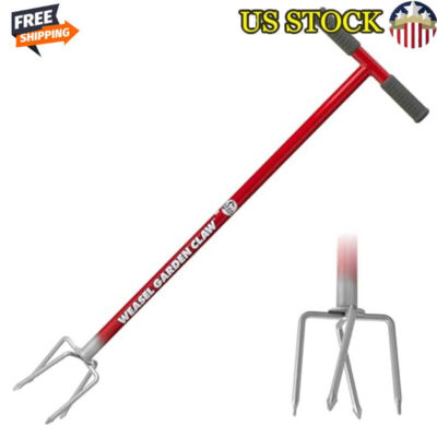 Long Handle Twist Cultivator Soil Tiller Gardening Tool Weed Loosen Dig Fork New