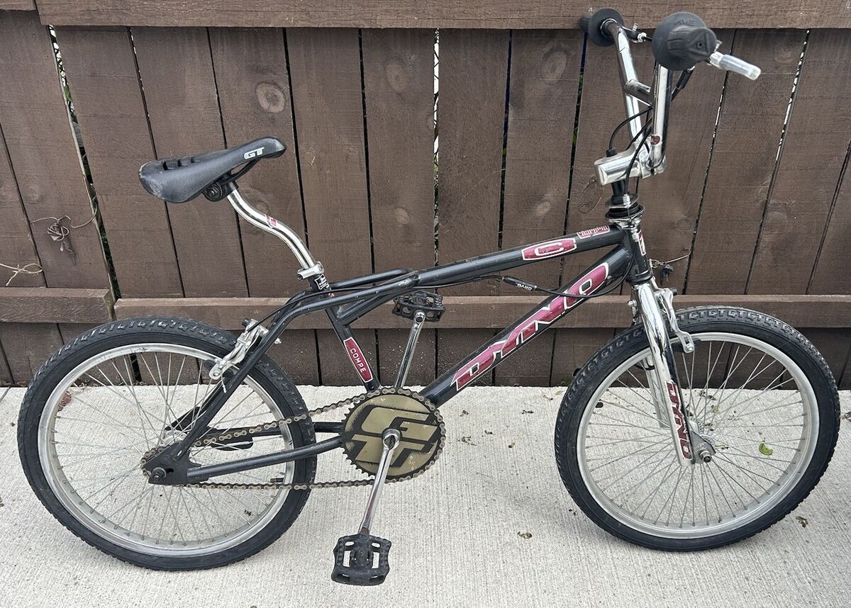 1998 Dyno Compe Bmx Freestyle GT Bike 20” Charcoal Gray Mid 1998 Dyno Compe Bmx Freestyle GT Bike 20” Charcoal Gray Mid