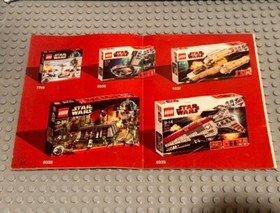 LEGO INSTRUCTIONS 8083 Star Wars Rebel Trooper Battle Pack Manual Booklet Book