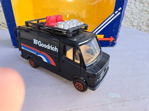 JOUET ANCIEN MERCEDES FOURGON van 207 D COURSE BF GOODRICH CORGI TOYS BOXED - Imagen 3 de 6