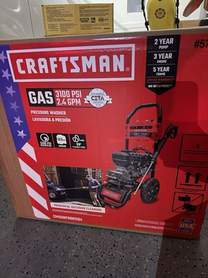 #ad Craftsman 3100 PSI 2.4 GPM Pressure Washer Gas Powered 🔥 Nueva en Caja $280.00