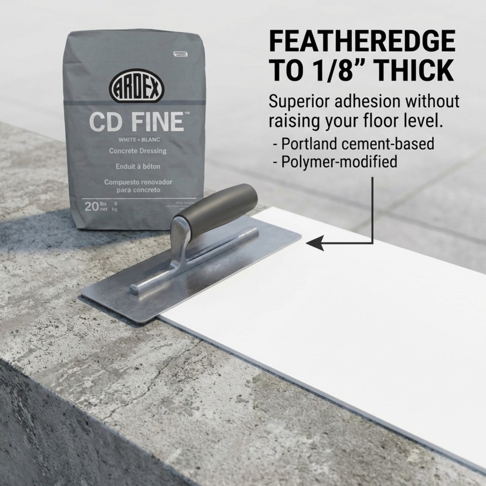 ARDEX CD FINE Concrete Dressing Floors and Walls, 20 lbs Bag, Gray ...