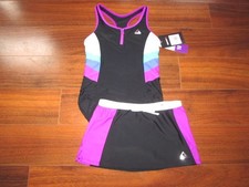 GERRY  New NWT Girl's 10  2 PC Matched Racerback Swimsuit  Swim Skirt SET 52