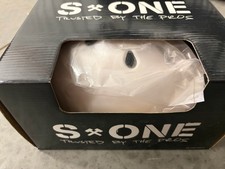 S One lifer helmet White Gloss XL roller skate derby blades skateboarding