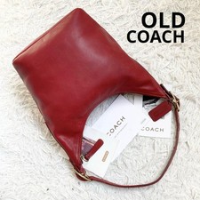 COACH Soho Red Leather Duffle Bag Vintage Authentic Shoulder Tote