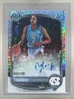 Nyla Brooks 2025 Bowman #CPA-NR Mini Diamond Refractor Chrome Auto 1st RC /100
