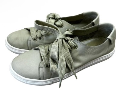 Walnut Melbourne Women s Shoes Sz 36 Olla Sage Green Buttersoft Leather Lace Up