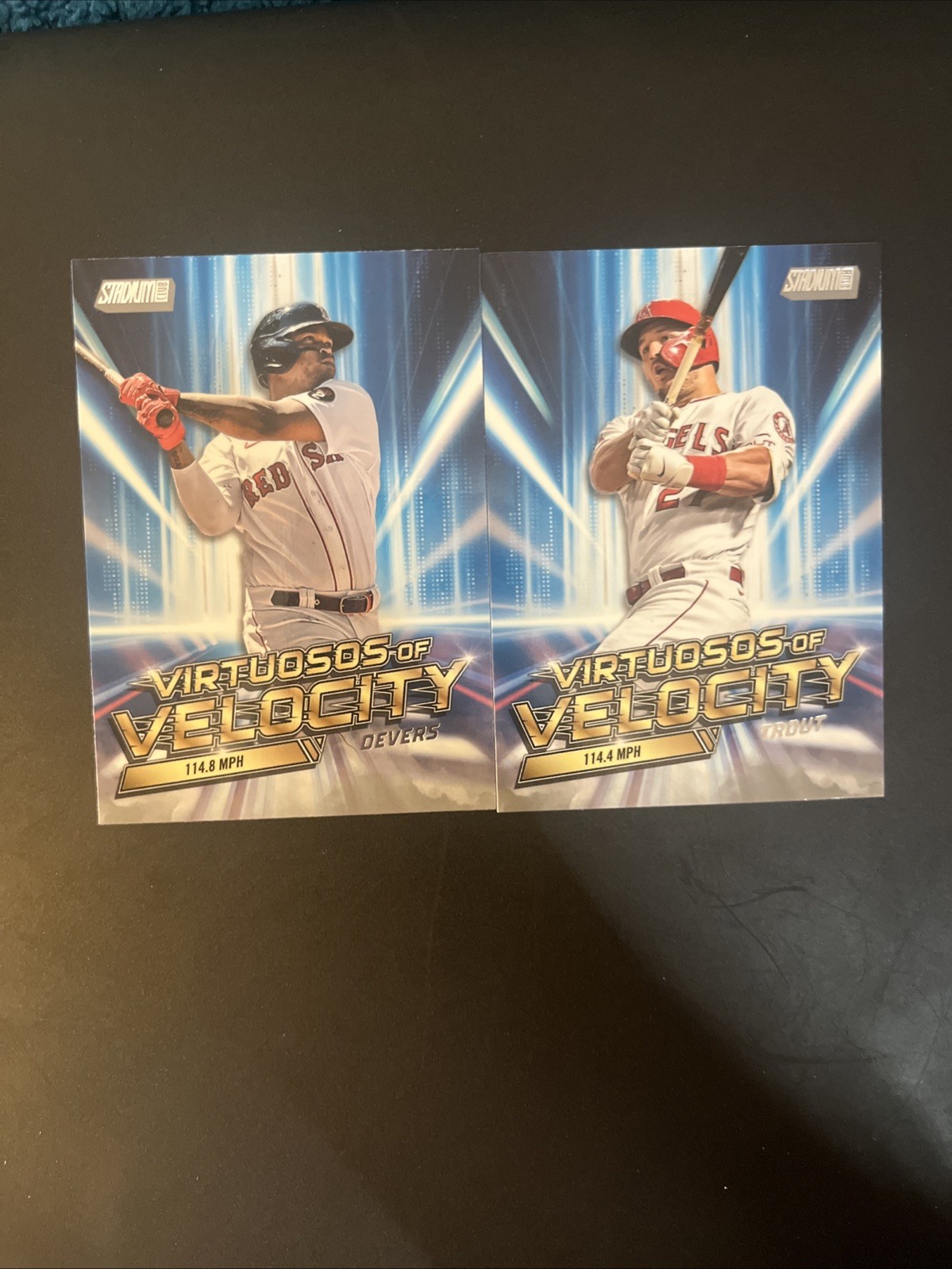 Topps Stadium Club 2023 - Virtuosos Of Velocity VV-1, VV-16 2 Card Lot