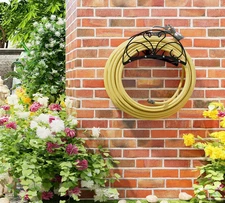 Freestanding Garden Hose Holder, Black, FB001