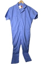 Red Kap Coveralls Mens 3X Short Sleeve Speedsuit Blue New Workwear Jumpsuit