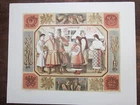 1993 Wedding Ukraine Print Parents-in-law Svaty Large 55x44cms MI Kompanets