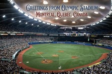 Olympic Stadium Montreal, Quebec, Canada MODERN Postcard Baseball Expos B697