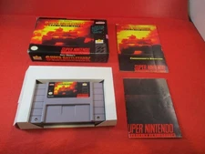 Super Battletank 1 (Super Nintendo SNES) COMPLETE w/ Box manual poster WORKS! #T