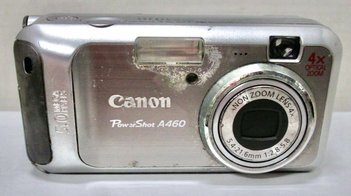Canon PowerShot A460 Digital Camera 4x Optical Zoom Silver - Parts