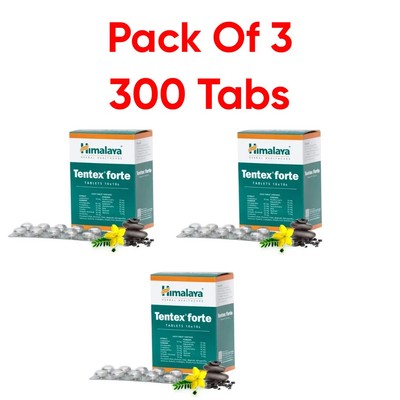 Himalaya Tentex Forte Tabs Men s Strength & Wellness 300 Tablets FREE SHIP 2027