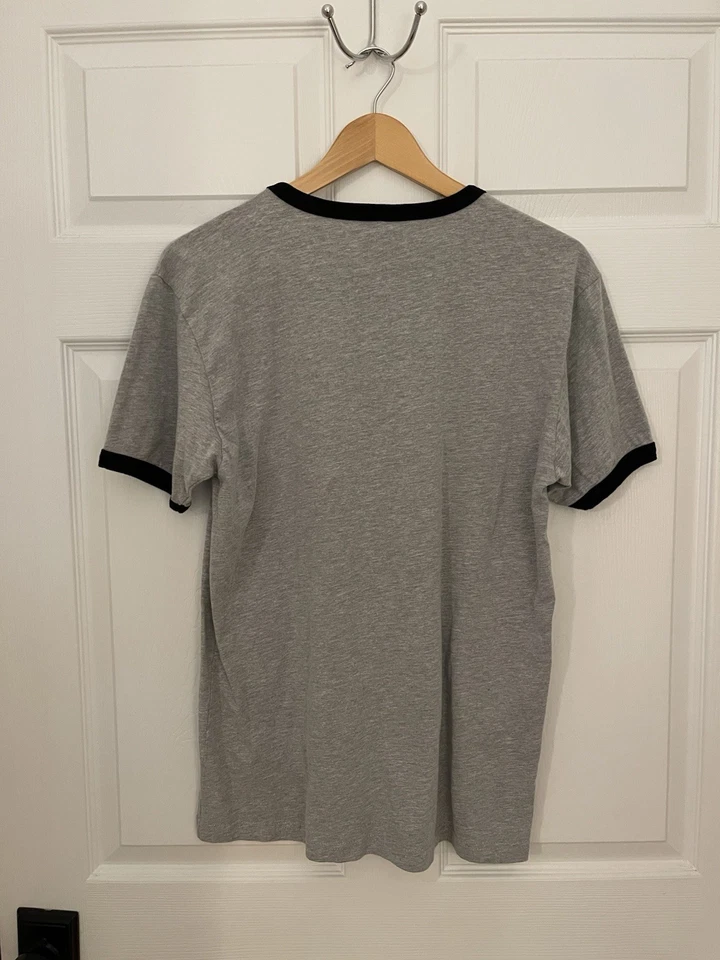 Def Leppard Gray Y2K Rock Band Shortsleeve Graphic Tee Mens M Bulldog T-shirt - Image 4 of 4