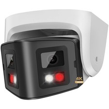4K Dual-Lens PoE Security Camera with 180  Panoramic View,Outdoor 8MP IP Turr...