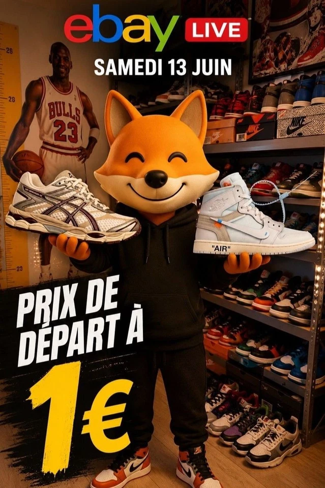 Premier LIVE eBay - Sneakers et Streetwear