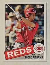 SHOGO AKIYAMA RC 2020 Topps Update Series - 1985 Topps Baseball #85TB-4 Reds