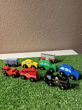 Melissa  Doug Wooden Train Cars Set