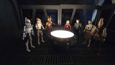 Starwars las guerras de clones holograma iluminado mesa táctica para 3,75 figuras D