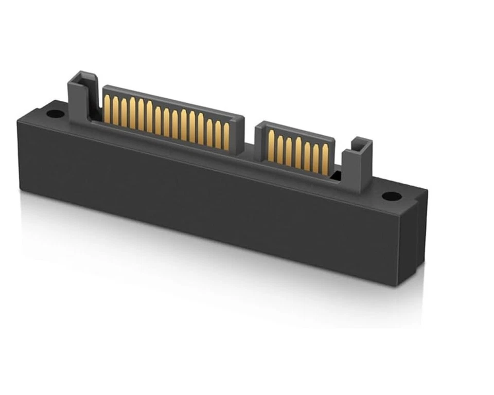 Right Angled 90 Degree SFF-8482 SAS 22 Pin to 7 Pin + 15 Pin SATA Hard Disk Driv - Image 3 of 4