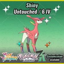 Shiny Virizion Pokemon Legends ZA ⚫ Untouched / 6 IV 🟢 @ Holding Any Item