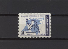 S54111 PÉROU MNH 1969 I.L.O. UNICEF 2v Cartes