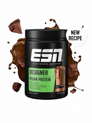 ESN Designer Vegan Milky Chocolate 300g New Recipe MHD: 31.07.2026