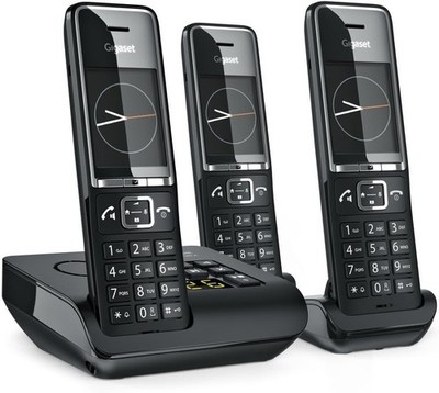 Gigaset Comfort 550A Trio-Schnurloses Telefon-Inkl. AB-3 Mobilteile. B-Ware.gsg