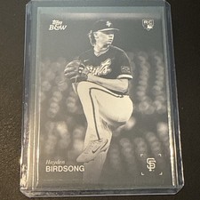 2025 Topps Black & White #115 HAYDEN BIRDSONG Rookie Card RC Orioles