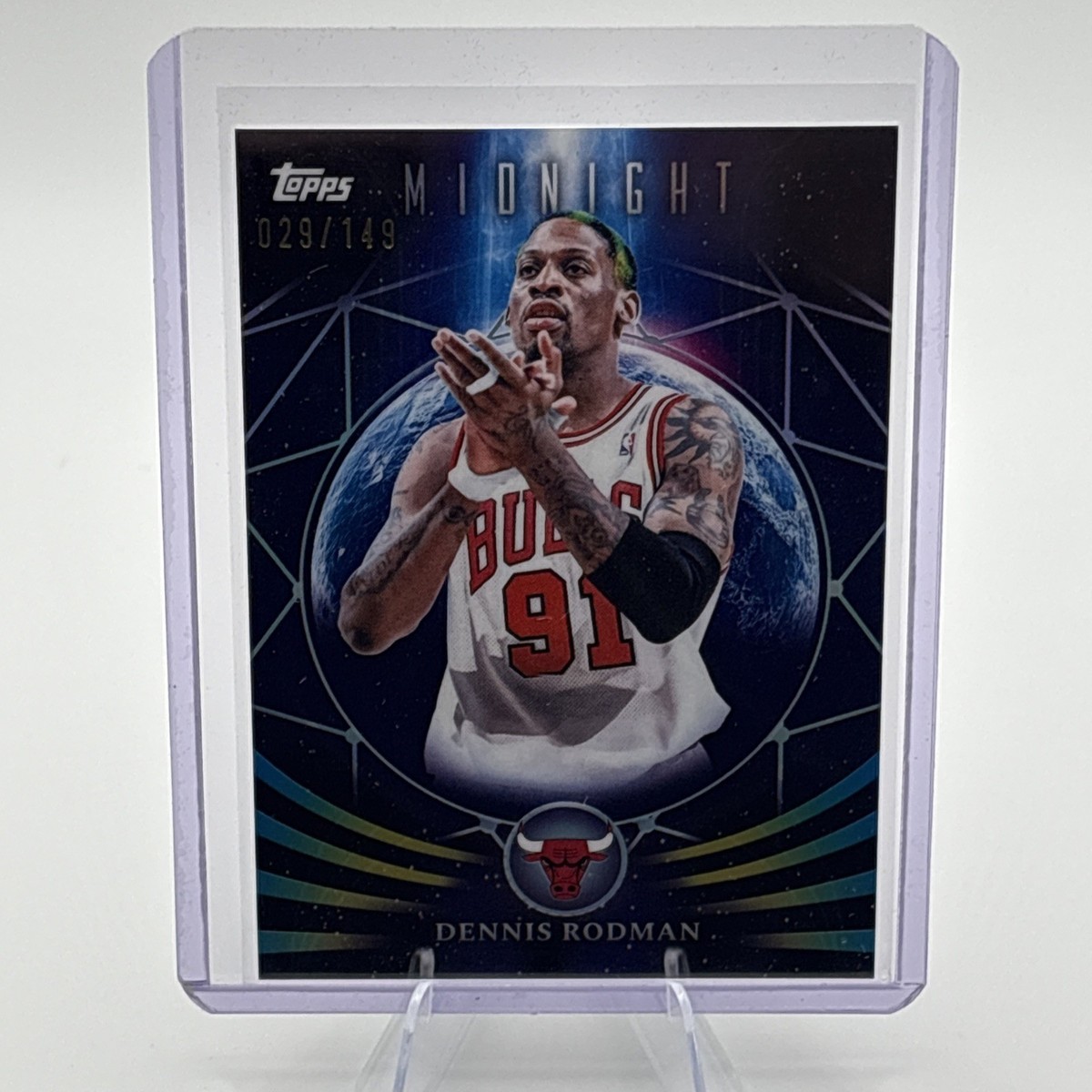 2025-2026 Topps Midnight Dennis Rodman Moonfall /149 HOF Chicago