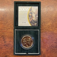 2006 united kingdom brilliant uncirculated gold five pound coin