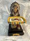 Cuesta-Rey Native American Figure Statue Cigar Holder Tray Store Display — photo 1