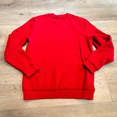 Calvin Klein Logo Graphic Sweatshirt Pullover Crew Neck Red Mens Size Small Y2K - Bild 2 von 8
