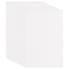 White Non Adhesive EVA Foam Sheet 12 x 8 Inch 2mm Thick EVA Felt, 10 Pcs