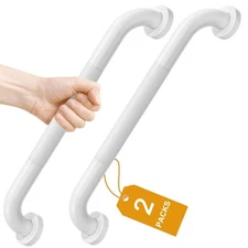 2 Pack Grab Bars for Bathtubs and Showers, 16 Inch Anti Slip Shower Grab Bars...