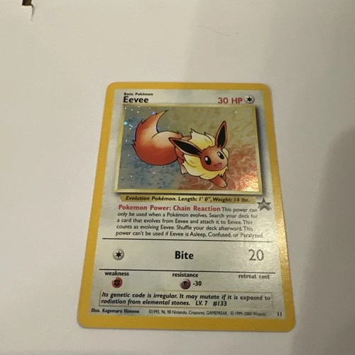 Pokémon WOTC Black Star Promo -Eevee- #11