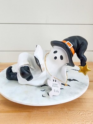   NEW Ghost Reading Book Witch Hat   Goblin & Ghoul Halloween Decor  
