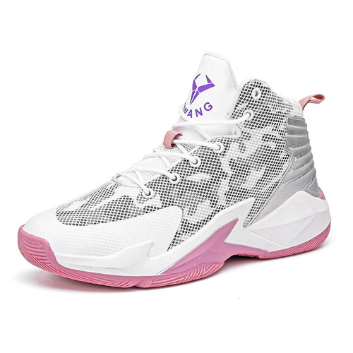 Womens Fashion Breathable Basketball Shoes Mens Outdoor Mesh Sneakers Anti Sl...