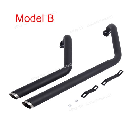 For Honda Shadow 1100 VT1100C 1987-1996 Complete Exhaust System Pipe Muffler Tip - Picture 4 of 16