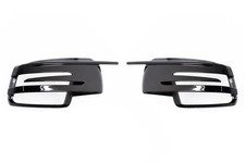 Mercedes C-Klasse W204 Set Abdeckung Spiegel AMG-Look Schwarz Glanz 07-14 Paar Mercedes C-Klasse W204 Set Abdeckung Spiegel AMG-Look Schwarz Glanz 07-14 Paar