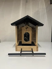 TT Nature Bird Feeder w/Camera,  1.5L Smart Birdhouse Al Identify metal roof