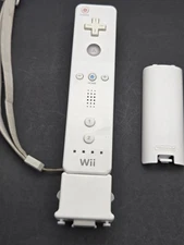 Nintendo Wii Remote Controller RVL-003 White WITH Motion plus adapter
