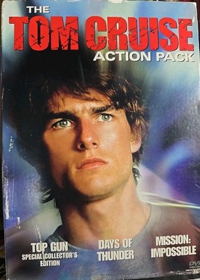 Tom Cruise Action Pack 3 DVD set Top Gun/Days of Thunder/Mission Impossible