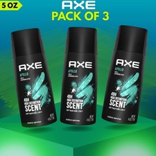 AXE Apollo Deodorant Body Spray ,for Men, 48H Sage  Cedarwood, 5oz Pack of 3 